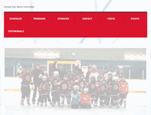 Tablet Screenshot of georgebraysports.ca